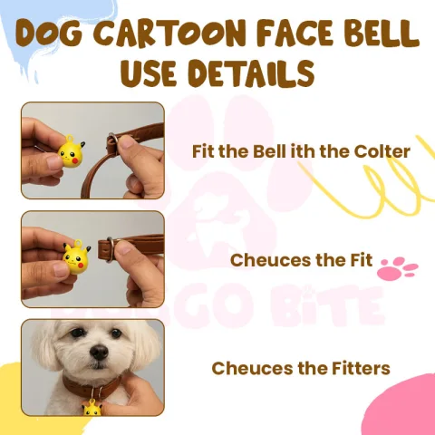 Cartoon Face Bell Pack Of 18 Pcs/Card - view 2