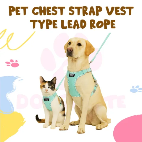 Dog / Cat Fancy Body Harness Set (Medium Size) - view 2