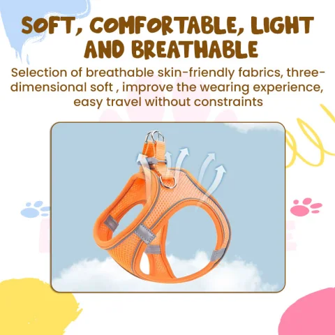 Dog / Cat Harness & Leash Set (Large Size) - view 2