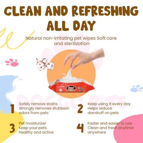 Pet Wipes 80Pcs / Pkt - view 2