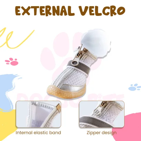 Premium Dog Shoes Pack Of 3 No. - view 4
