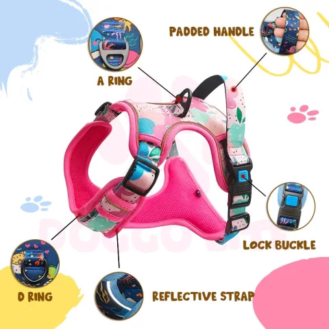 Printed Fancy Body Harness Large - view 3