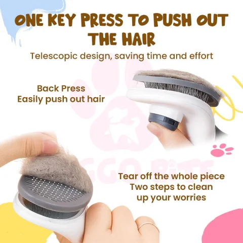 Self Slicker Rectangle Shape Thin Bristles - view 2
