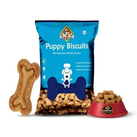 VETLORY Chicken Flavor Crunchy Biscuit Treat For Puppies 900 Gm