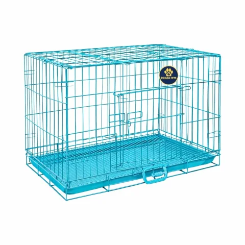 VETLORY Foldable Metal Dog Cage Crate For Training & Travel - view 4