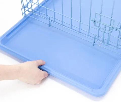 VETLORY Foldable Metal Dog Cage Crate For Training & Travel - view 5