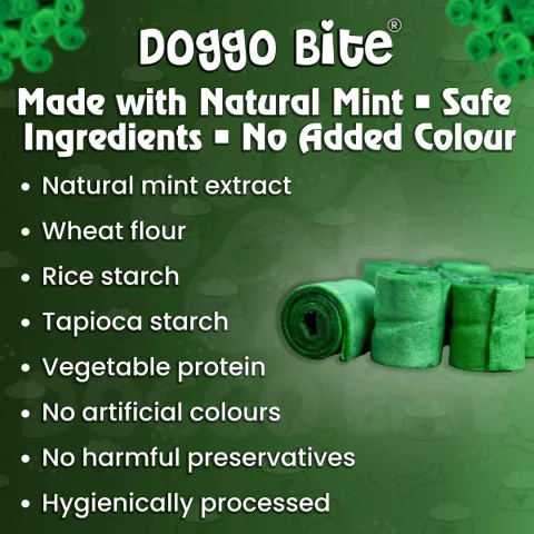 VETLORY Mint Flavored Rawhide Nuggets Dog Chew Treat - view 3