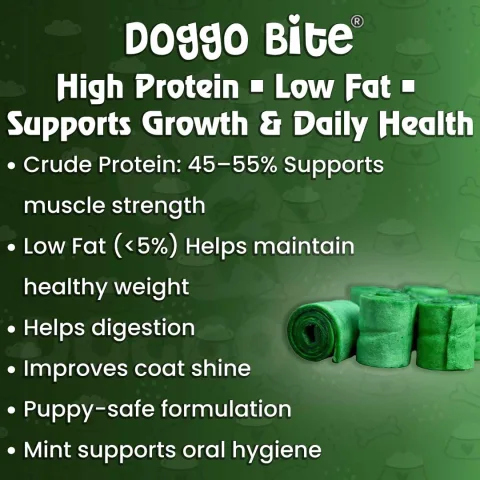 VETLORY Mint Flavored Rawhide Nuggets Dog Chew Treat - view 4