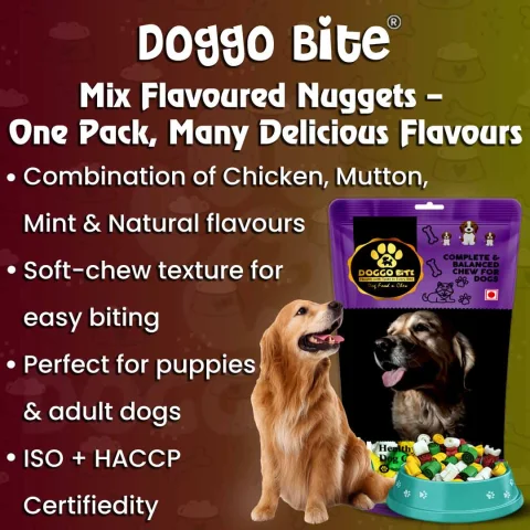 VETLORY Mix Flavored Rawhide Nuggets Dog Chew Treat - view 2