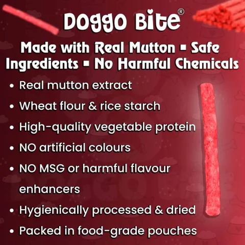 VETLORY Mutton Munchy Rawhide Stick 5 Inch For Small And Medium Dogs - view 3
