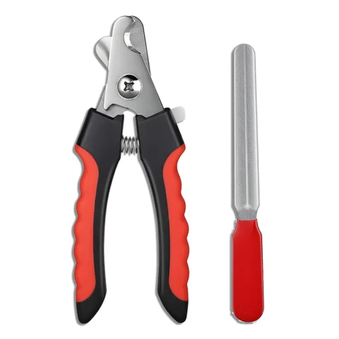 VETLORY Pet Nail Cutter With Filer For Dogs And Cats