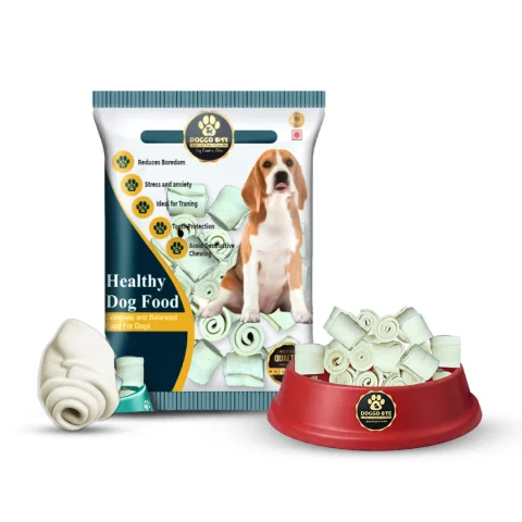 VETLORY Rawhide White Flavored Nuggets Dog Chew Treat