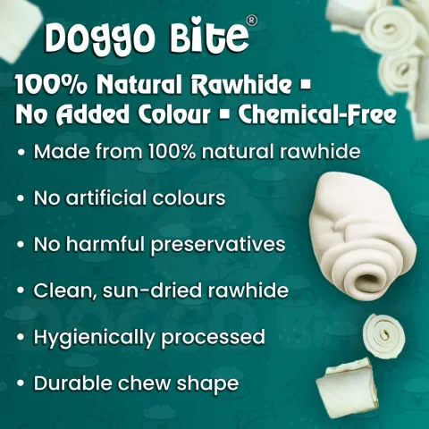 VETLORY Rawhide White Flavored Nuggets Dog Chew Treat - view 3