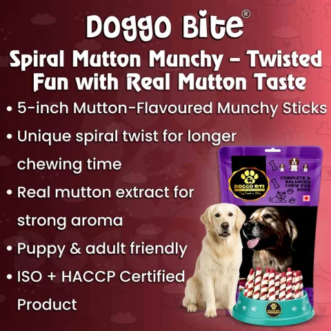 VETLORY Spiral Mutton Munchy Rawhide Stick 5 Inch - view 2