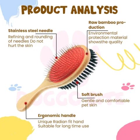 Wooden Pin Brush (Medium Size) - view 3